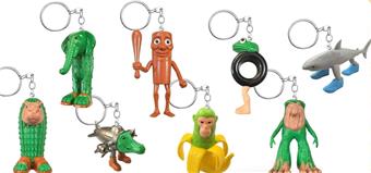 Shanhaijing wooden stick figurine with keychain 16 blind box display box   ITEM NO.： W055630
