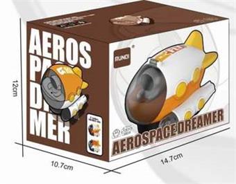 Electric universal aircraft space dreamer (lighting, music projection)   ITEM NO.： W054434