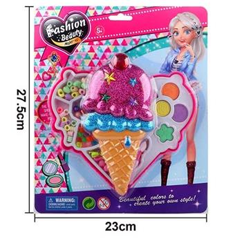 Factory version ice cream with two layers of beads and cosmetics   ITEM NO.： W058321