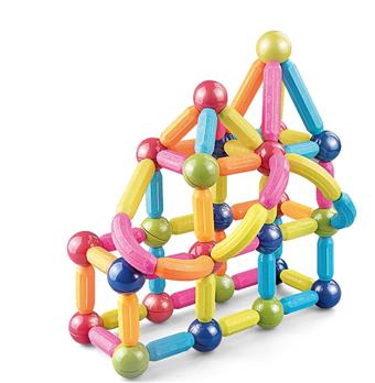 Small size assembled magnetic rods 84PCS   ITEM NO.： W046534