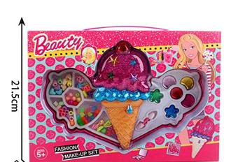 Fashion Barbie Ice Cream Double layer Beads+Cosmetics   ITEM NO.： W058359