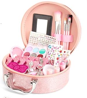 Half circle glitter makeup bag   ITEM NO.： W059492