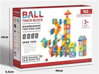 182pcs ball track building blocks   ITEM NO.： W046471