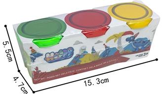 Three bottles of Er'an colored clay   ITEM NO.： W053625