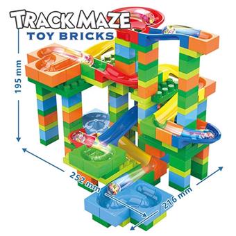 248PCS DIY puzzle track maze ball building blocks   ITEM NO.： W048106
