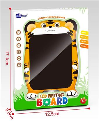 Children's Cartoon Tiger LCD Color LCD Writing Board (Mini)   ITEM NO.： W055811