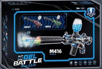 M416 Graffiti High Speed Electric Continuous Water Bullet Gun Soft Bullet Gun (with Colorful Light Smoke Silencer)   ITEM NO.： W064735
