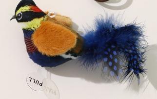 Pet Toys, Cat Toys, Plush Toys, Bird Calling Series, Simulated Animals   ITEM NO.： W062515