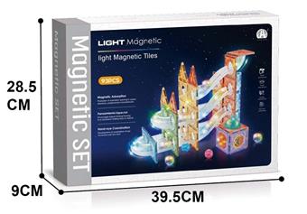 7.5CM Star Diamond Light Track Ball Magnetic Plate 93P   ITEM NO.： W046688