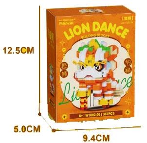 Orange Lion Nafu 367PCS Low Price Impulse Edition - Micro Particle Building Blocks   ITEM NO.： W044715