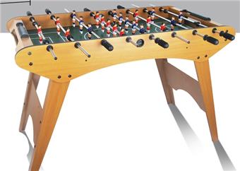 Wooden long legged football table wood grain color (8 poles)   ITEM NO.： W060969