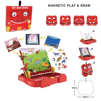 Dinosaur Scene Learning Box (Large)   ITEM NO.： W061581