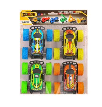Dual inertia off-road tin car   ITEM NO.： W046979