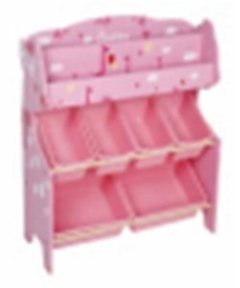 Small bookshelf deer multifunctional storage rack pink   ITEM NO.： W043653
