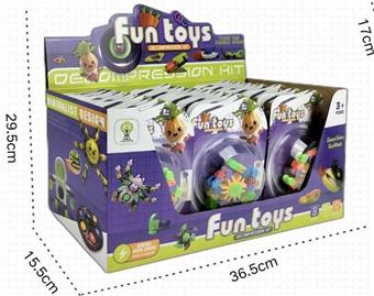 Carrot 6 * 3 mechanical gyroscope (21 pieces/box)   ITEM NO.： W041532