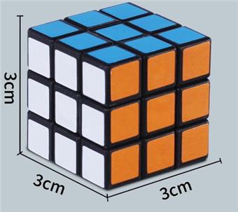 3.0CM Black C Cube (12PCS)   ITEM NO.： W042621