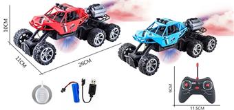 1: 16 Five way remote control light spray climbing car   ITEM NO.： W060763