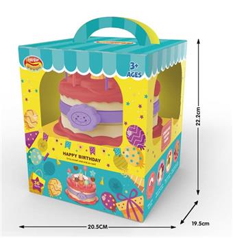Qileduo Color Mud Double Layer Cake Set   ITEM NO.： W053977