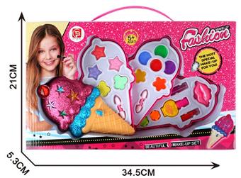 Factory version ice cream three-layer cosmetic box   ITEM NO.： W058171
