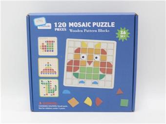 Mosaic building blocks puzzle   ITEM NO.： W043580