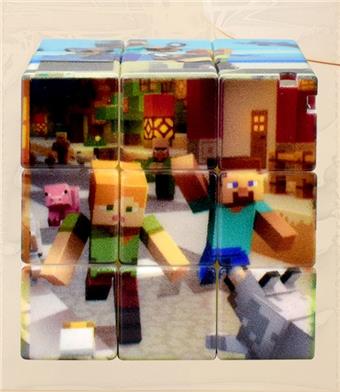 3.5CM My World Cube (UV Printed) 12PCS, one middle bag   ITEM NO.： W042707