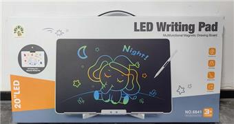 20 inch LCD writing board color screen with iron plate+4 color pens   ITEM NO.： W061244