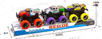 Dual inertia off-road tin car   ITEM NO.： W046994