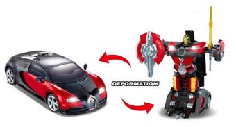 1: 14 Magic Induction Transformation Bugatti Veyron Robot Remote Controlled Car - Simplified Version   ITEM NO.： W055006