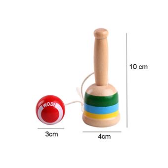 Wooden Skill Cup Puzzle Toy   ITEM NO.： W049279