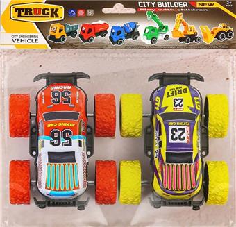 Dual inertia off-road tin car   ITEM NO.： W046988