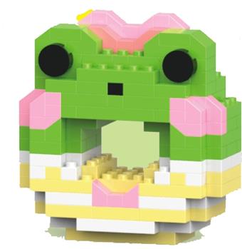 Sweet Donut Cute Frog 177PCS   ITEM NO.： W045071