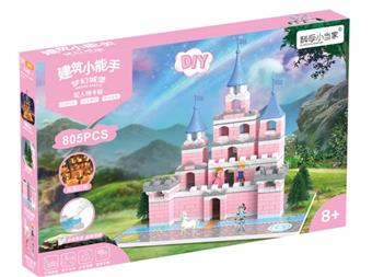 DIY construction expert princess castle (high-end lighting version) plastic UV bottom plate   ITEM NO.： W062012