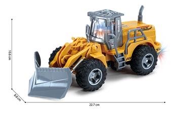 1: 30 four-way light remote control flat arm bulldozer farmer's cart   ITEM NO.： W060578