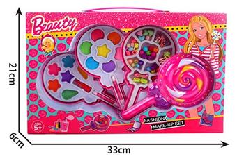 Fashion Barbie lollipop with three layers of beads and cosmetics   ITEM NO.： W058297