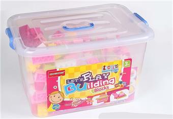 Building block storage box # 1, 6 # multi-color mixed weighing 1500 grams (approximately 340PCS)   ITEM NO.： W045285