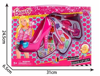 Fashion Barbie High Heels with Three Layers of Beads and Cosmetics   ITEM NO.： W058591