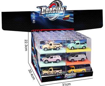 1: 36 Colorful Reunion Alloy Car Volkswagen Bus Colorful Yellow/Blue/Green Tri color Hybrid   ITEM NO.： W047211
