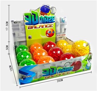 5CM keychain ball maze   ITEM NO.： W048540