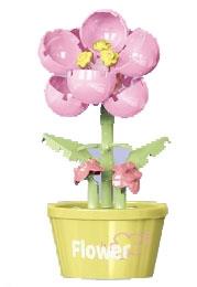 Hibiscus Flower 46PCS Low Price Impulse Edition - Micro Particle Building Blocks   ITEM NO.： W044685
