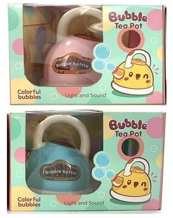 Electric kettle, light, music, bubble (with 1 bottle of bubble water)   ITEM NO.： W042576