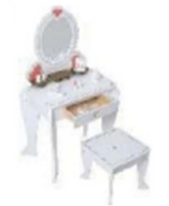 White dressing table   ITEM NO.： W043688
