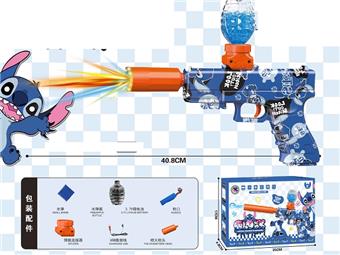 Mini GLOCK Stitch Pistol 3.7V (with Colorful Flash Spitfire Head)   ITEM NO.： W066444