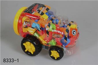 Engineering Series - Train Engine Puzzle Building Blocks Multi color Mixed Weighing 250g (Approximately 55PCS)   ITEM NO.： W045353