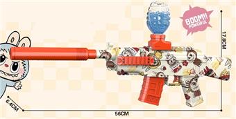 Labubu AK47 Electric Water Bullet Gun 3.7V with Fuel Spray   ITEM NO.： W066303