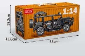 1: 14 cycle Hummer 909PCS (low-priced impulse version) micro particle building blocks   ITEM NO.： W044856