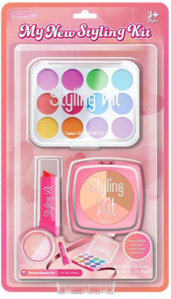 Girl playing house (non smudging, no liquid) in pink color set   ITEM NO.： W058041