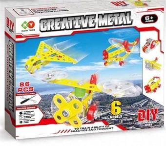 86pcs metal assembled toys   ITEM NO.： W042457