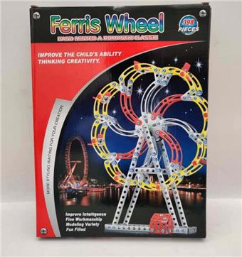 398pcs metal assembled toys   ITEM NO.： W042444