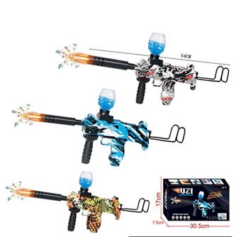 Uzi Telescopic Rear Support Cannon Water Bullet Gun   ITEM NO.： W065451