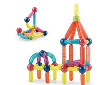 Small size assembled magnetic rod 42PCS   ITEM NO.： W046562